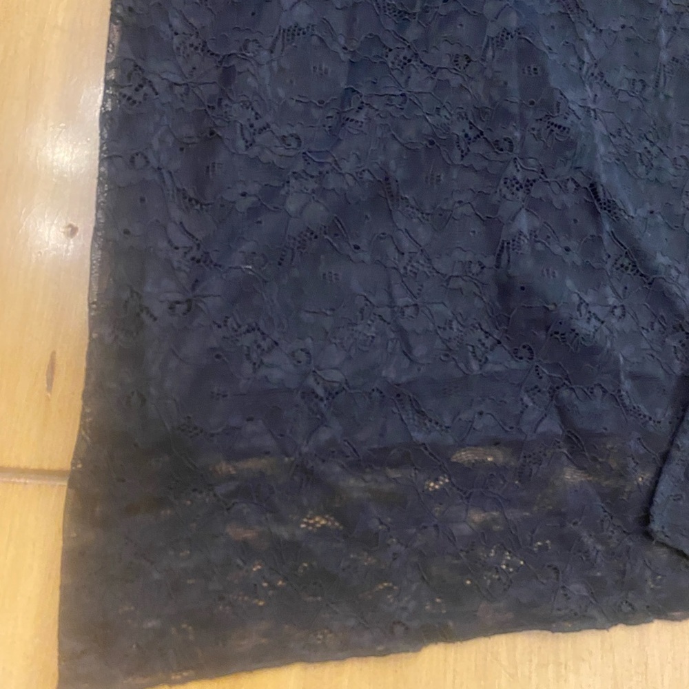 BP Women’s Black Midi Lace Skirt Elastic Waist New small - Picture 11 of 13